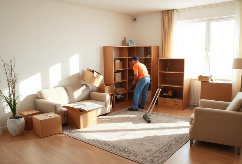 Rental property being cleared out professionally