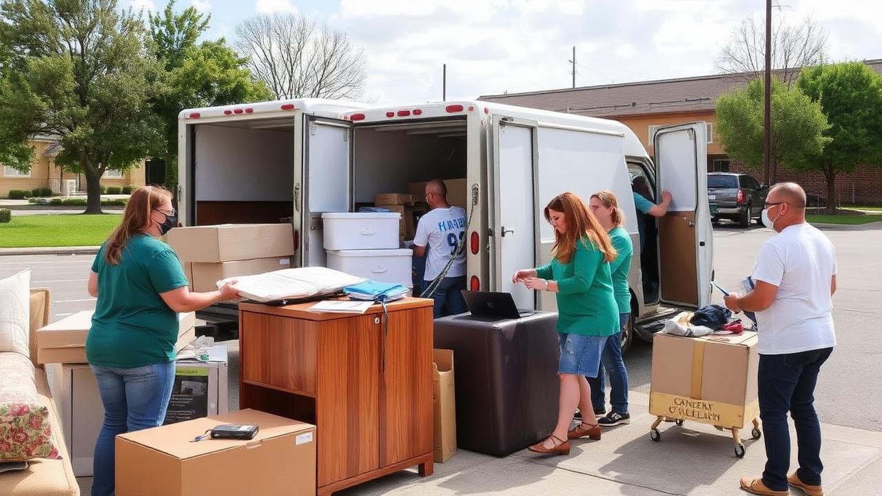 Usable furniture and household items being donated to local Texoma charities
